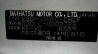 Daihatsu Model#S201C-0002023