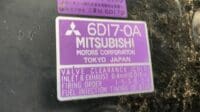 Mitsubishi Fuso Model#FK618G-521405
